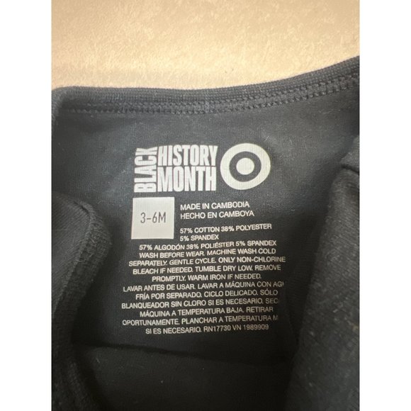 Black History Month Baby Grown From Strong Roots Child Bodysuit Black 3-6M - Picture 7 of 7